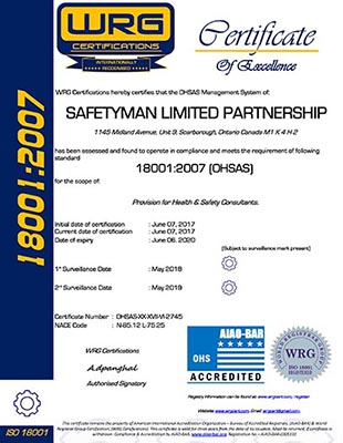 WRG ISO - SAFETYMAN 18001
