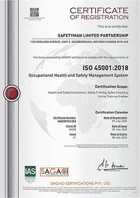 Safetyman ISO 45001 - 310